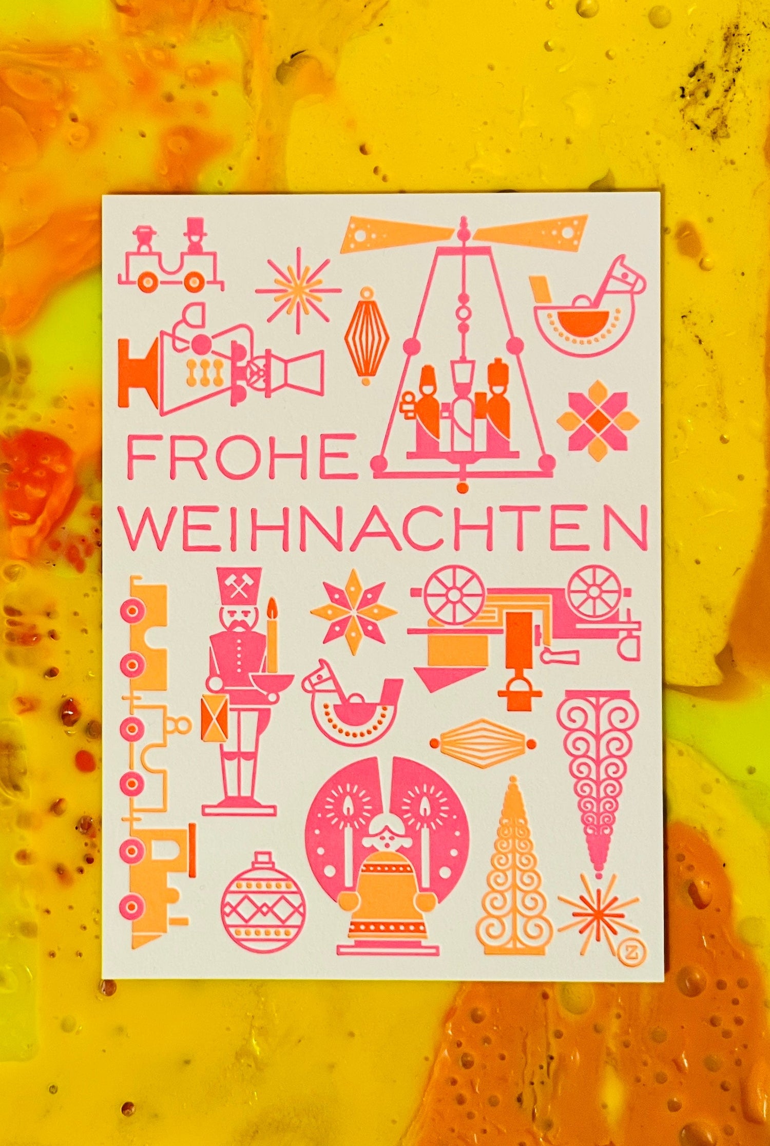 Letterpress-Gestalten – Weihnachtskarten